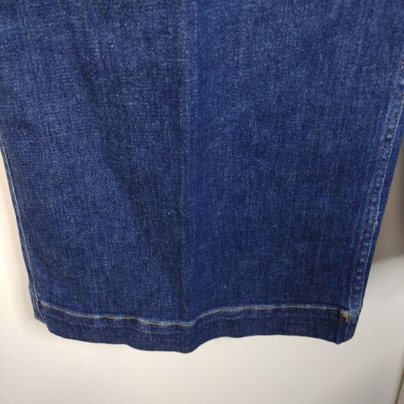 NEW Spanx Shape Original EveryWear Wide Leg Jeans Womens Size L Blue 21650R - Picture 6 of 13